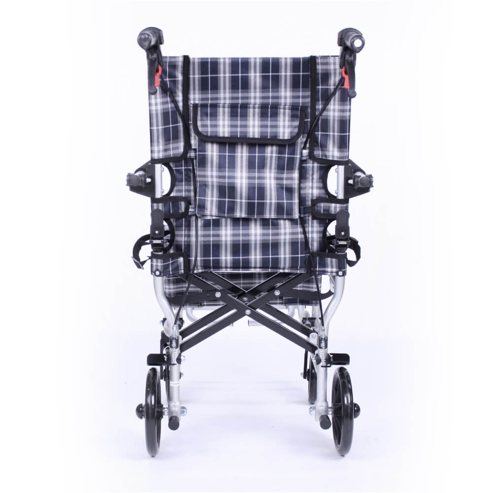 รถเข็นวีลเชร์ MEDILA VOYAGE DY019003LABJ อลูมิเนียม น้ำหนักเบา (ขึ้นเครื่องบินได้) _4